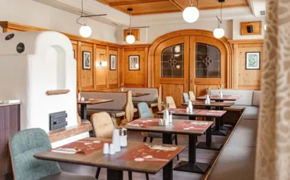Die gemütliche Stube im Hotel Das Himberg