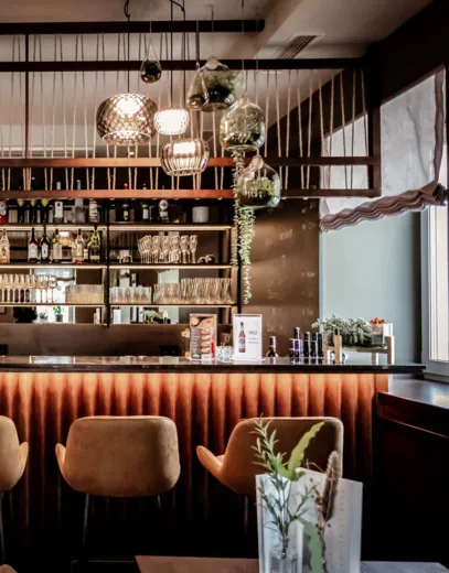 Die Bar im Hotel Das Himberg