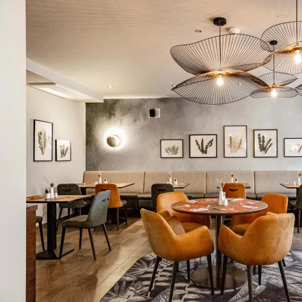 Überblick über das Restaurant im Hotel Das Himberg